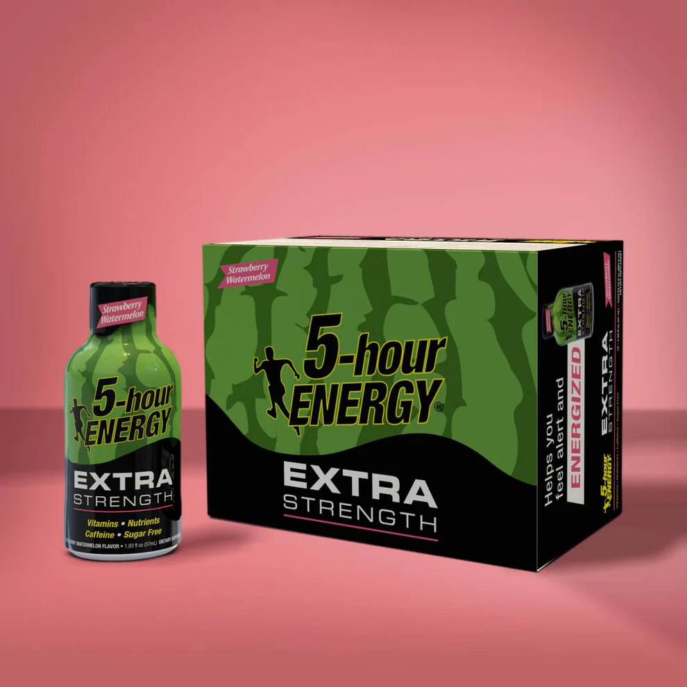 5-Hour Energy Extra Strength Strawberry Watermelon 12/box
