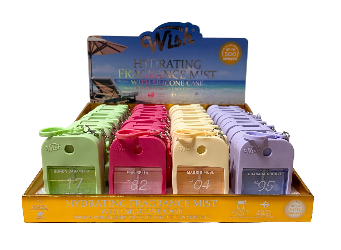 Hydrating Fragrance Mists w/key chain 1.2oz 40/display
