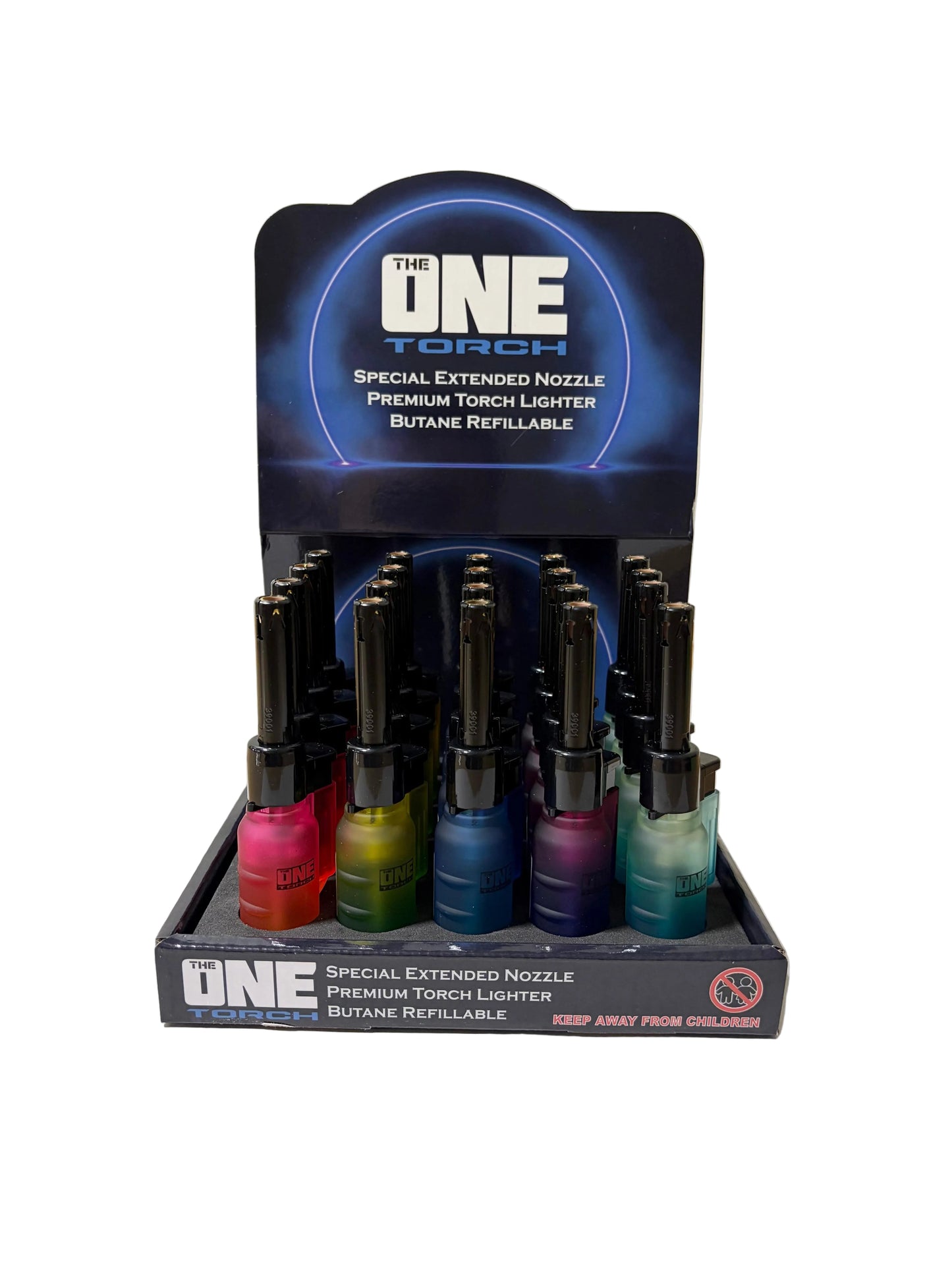 One Torch Extended Gradient Torch Lighters 20/bx