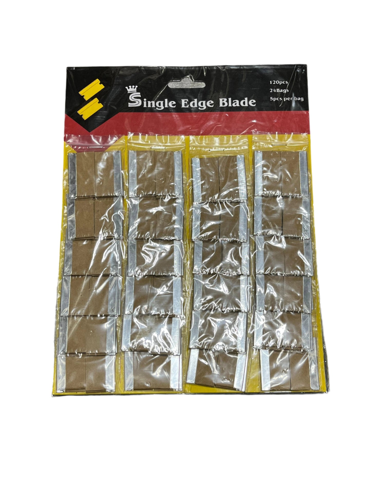Single Edge Blade 5 Pack 24/card