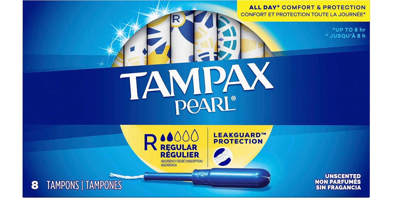 Tampax Pearl Regular Tampons 10ct, 10/bx