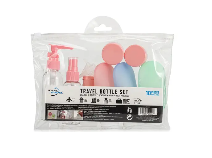 Travel Bottle Set 10pk 6/bx