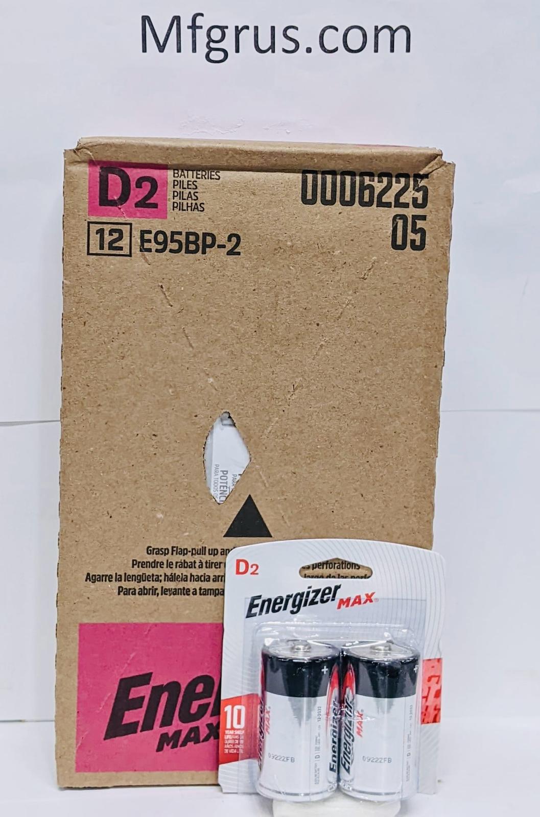 Energizer D 2-Pack
