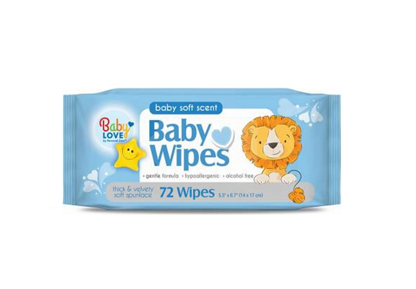 Baby Wipes 80ct 12/bx