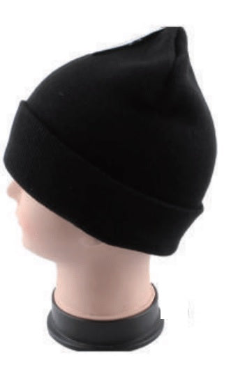 Black Knit Beanie 12/Box
