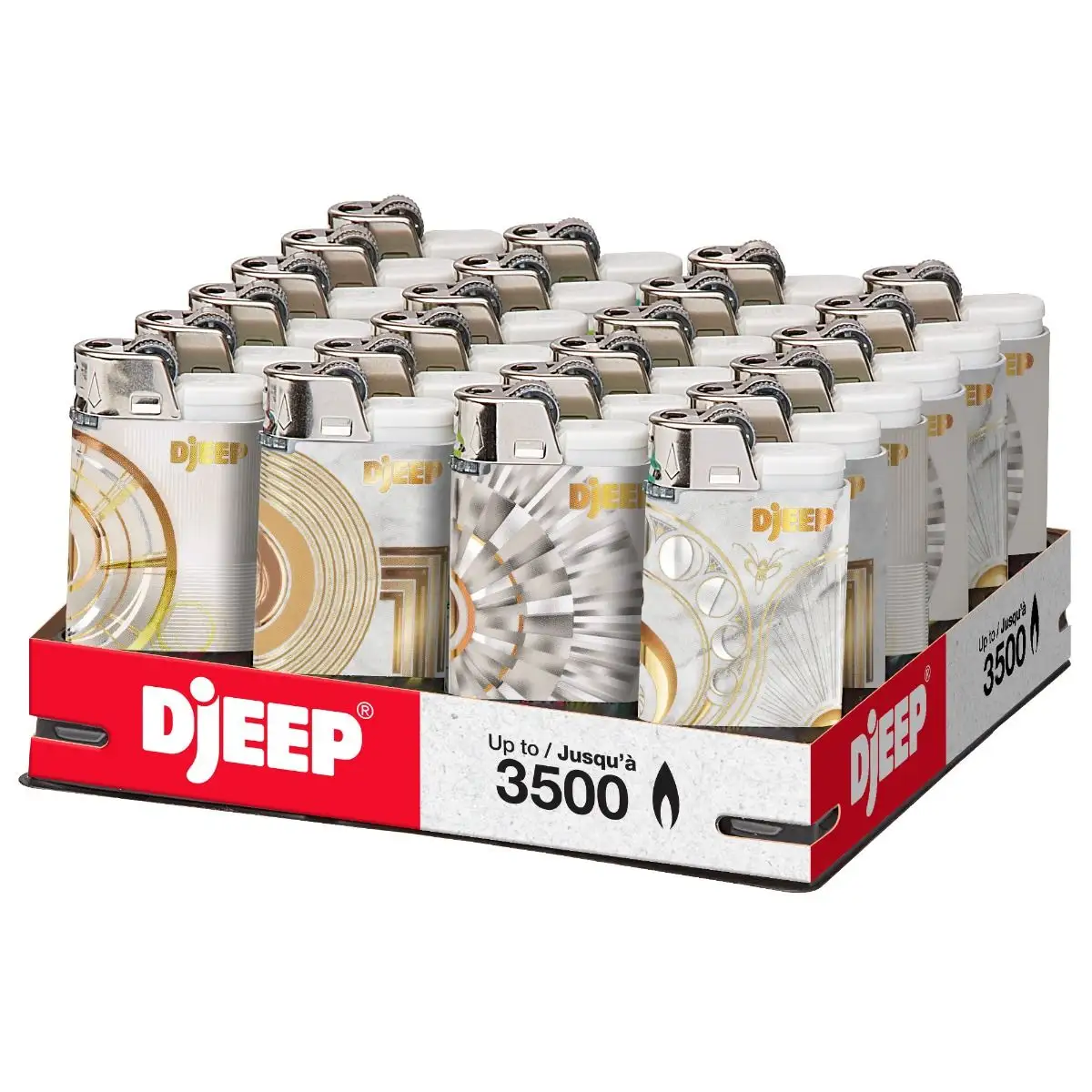 Djeep Art Deco Lighter 24/tray
