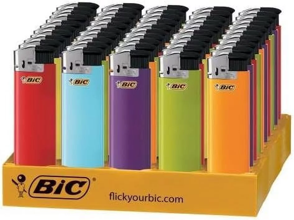 Bic Electric Full-Size Lighters, 50-Pack