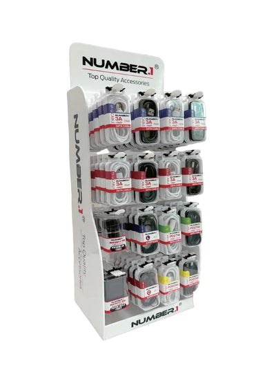 106pc Individually packed Phone Accessory Display