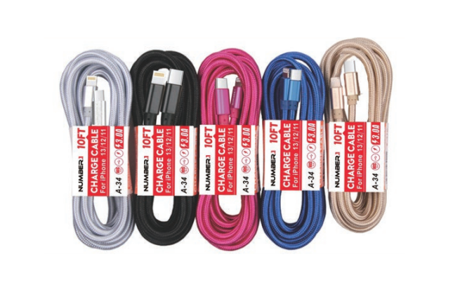 Type C to Lightning Wires 12/bx (Choose Your Size)