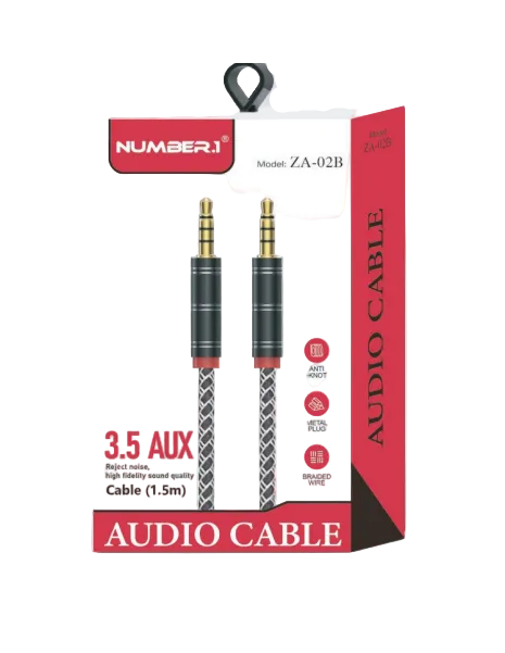 3.5 AUX Audio Cable 12/bx