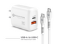 35W PD Dual Wall charger with Type C-C 6ft Cable