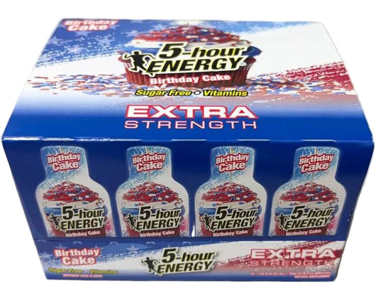 5-Hour Energy Extra Strength Birthday Cake (Confetti Craze) 12/box