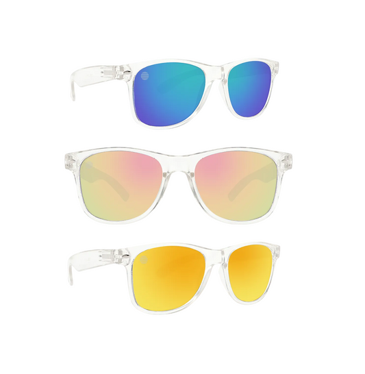 Classic Style Sunglasses With Clear Frame 12/bx