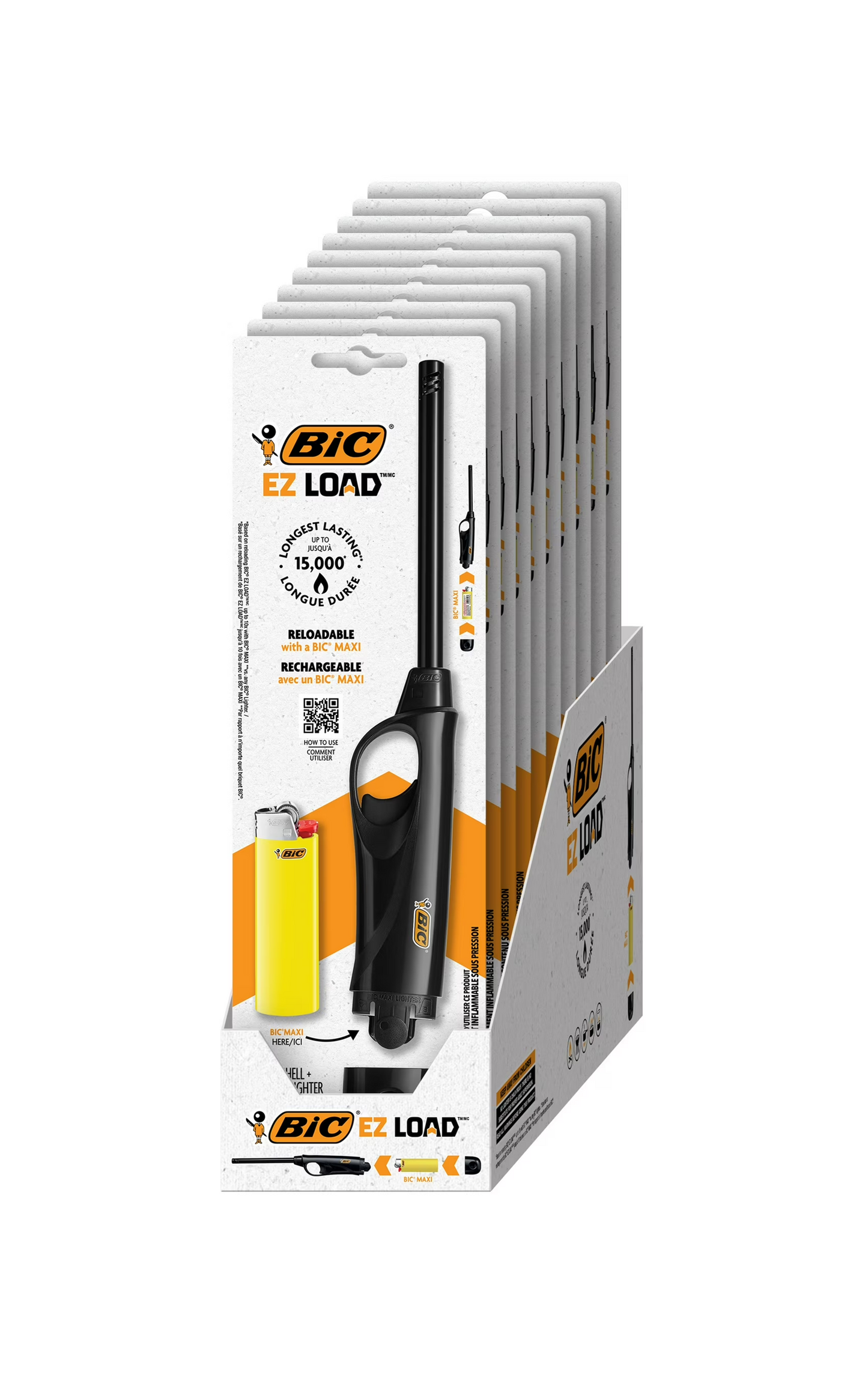 Bic EZ LOAD Lighters 10/ct Display