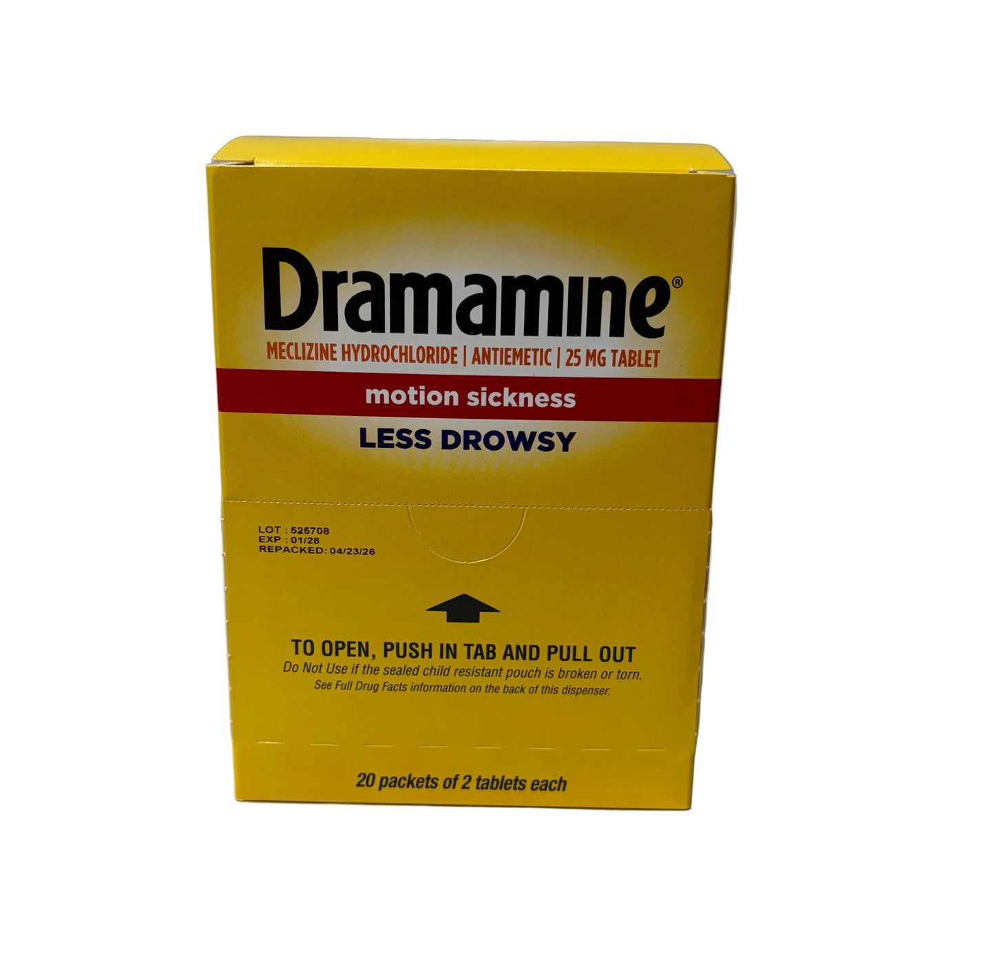 Dramamine Less Drowsy 20-2pk