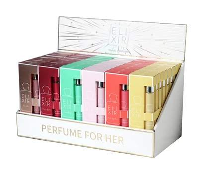 ELIXIR Women's Travel Perfume 35ml/1.18oz 48/ct Display