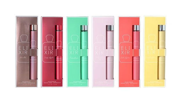 ELIXIR Women's Travel Perfume 35ml/1.18oz 48/ct Display