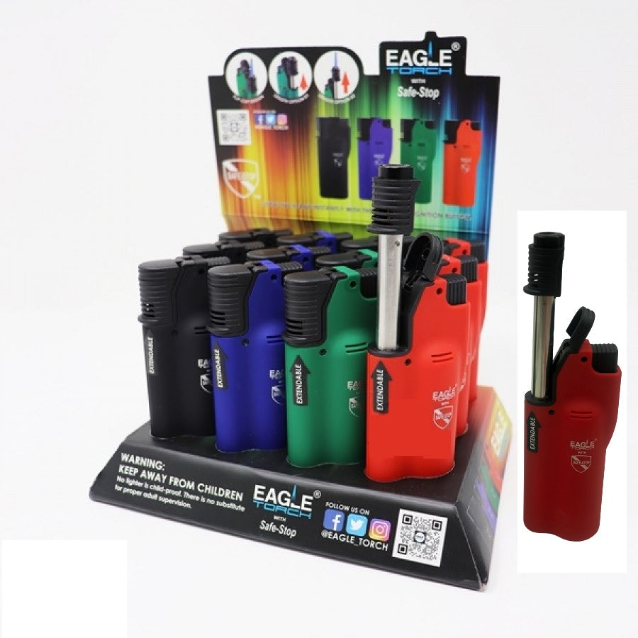wholesale Eagle Extendable Torch Lighters 12/bx