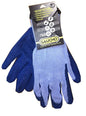 Gaucho String Knit Blue Grip Large Gloves 12/pk
