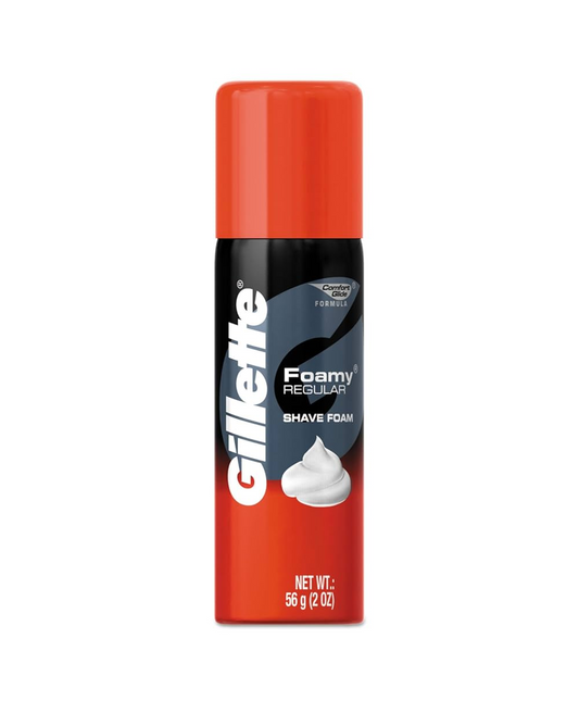 Gillette Foamy Regular Shave Foam 2oz 12/bx