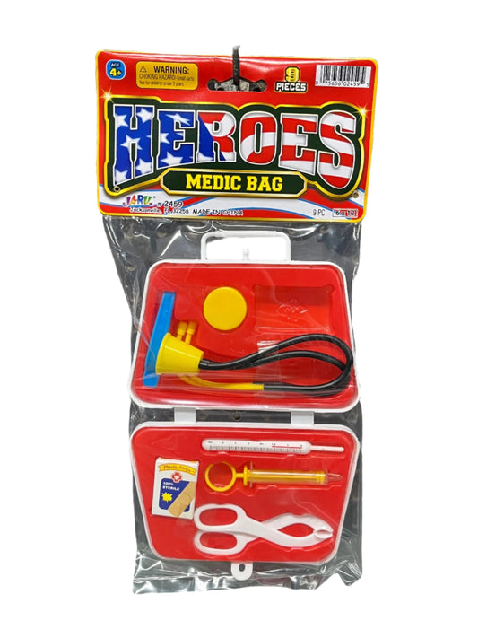 Heroes Medic Bag toy set background