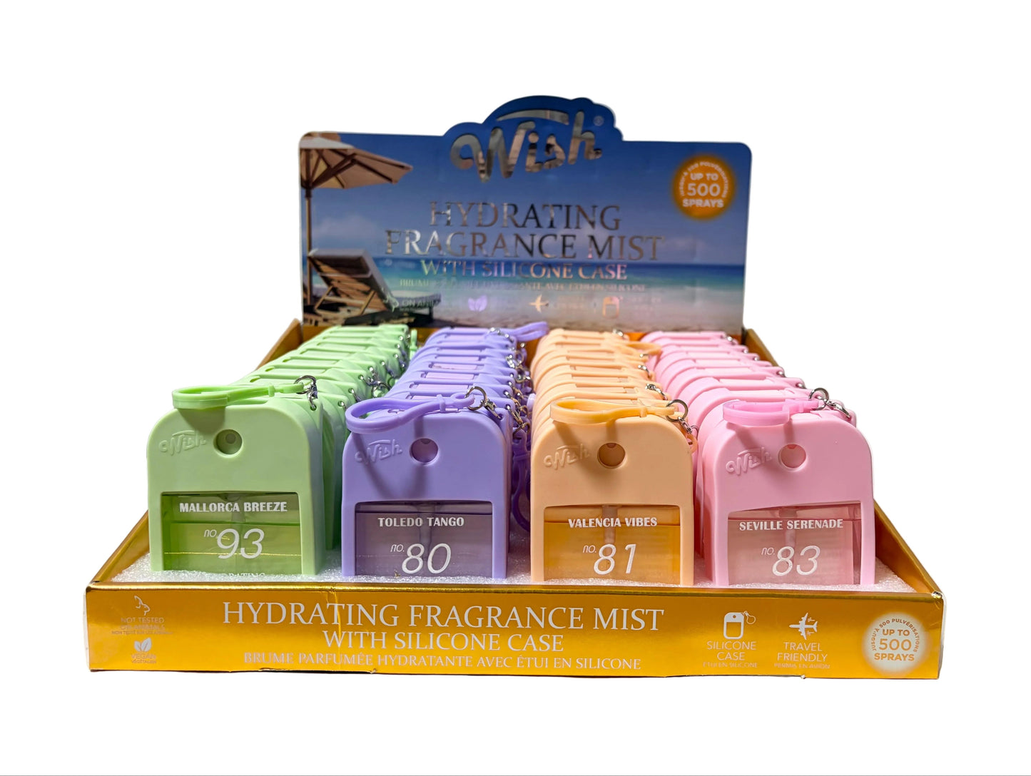 Hydrating Fragrance Mists w/key chain 1.2oz 40/display