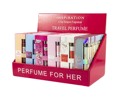 Women's INSPIRATION Travel Perfume 1.18oz/35ml, 48/ct Display