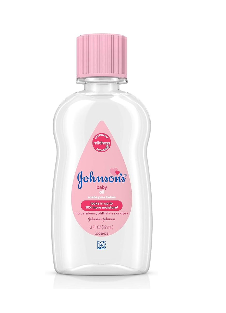 Johnson & Johnson Baby Oil 3oz 6/bx