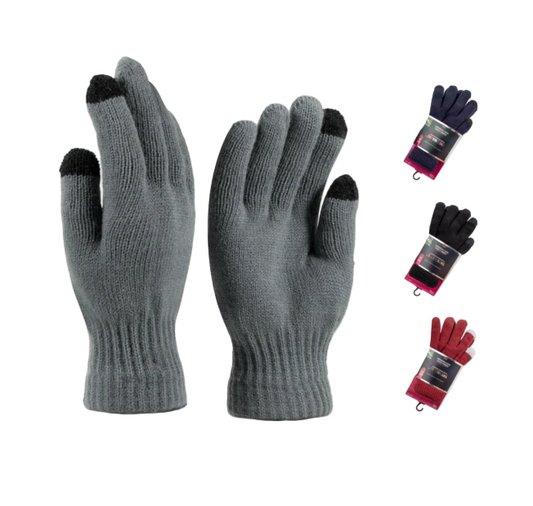Ladies Thermal Gloves w/Touch HD 12/bx