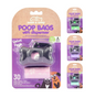 Zeek & Zoey Poop Bags 30ct With Dispenser 12/bx