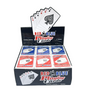 RED N BLUE Plastic Coated Playing Cards 24/deck Display