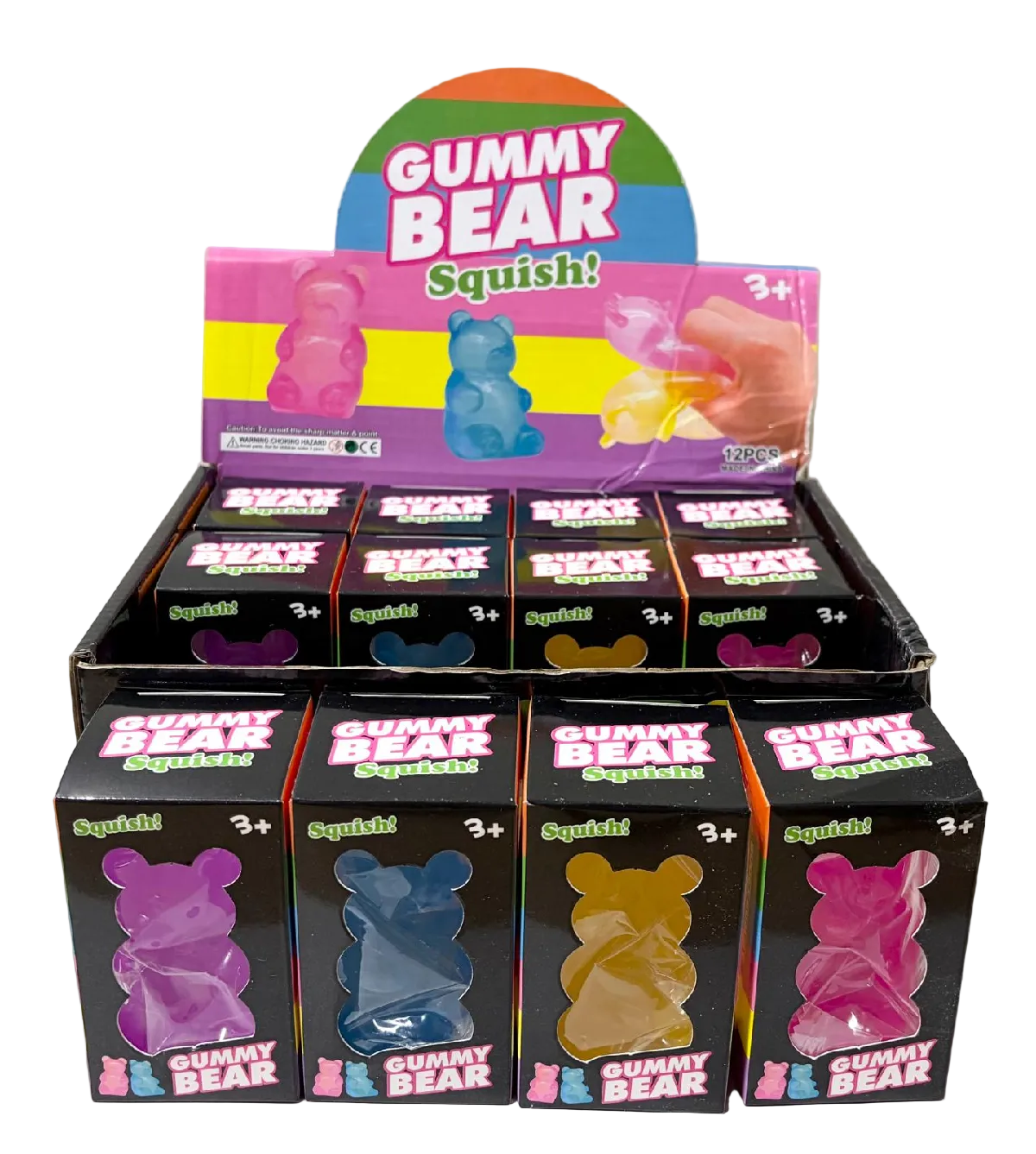 Squishy Gummy Bear 12/bx