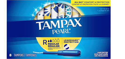 Tampax Pearl Regular Tampons 10ct, 10/bx