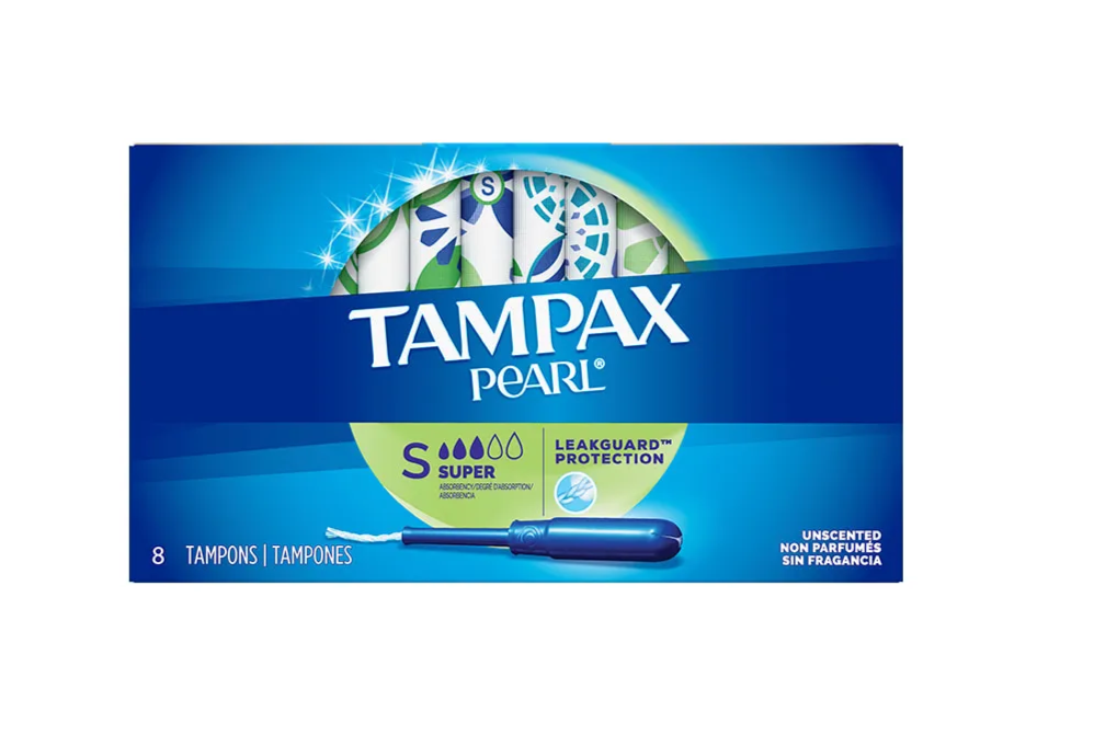 Tampax Pearl Super Tampons 10ct, 10/bx