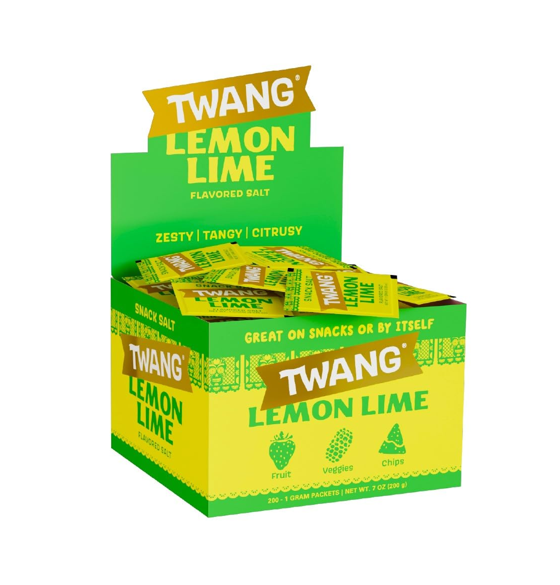 Twang Lemon Lime Snack Salt Packets 200/pkts