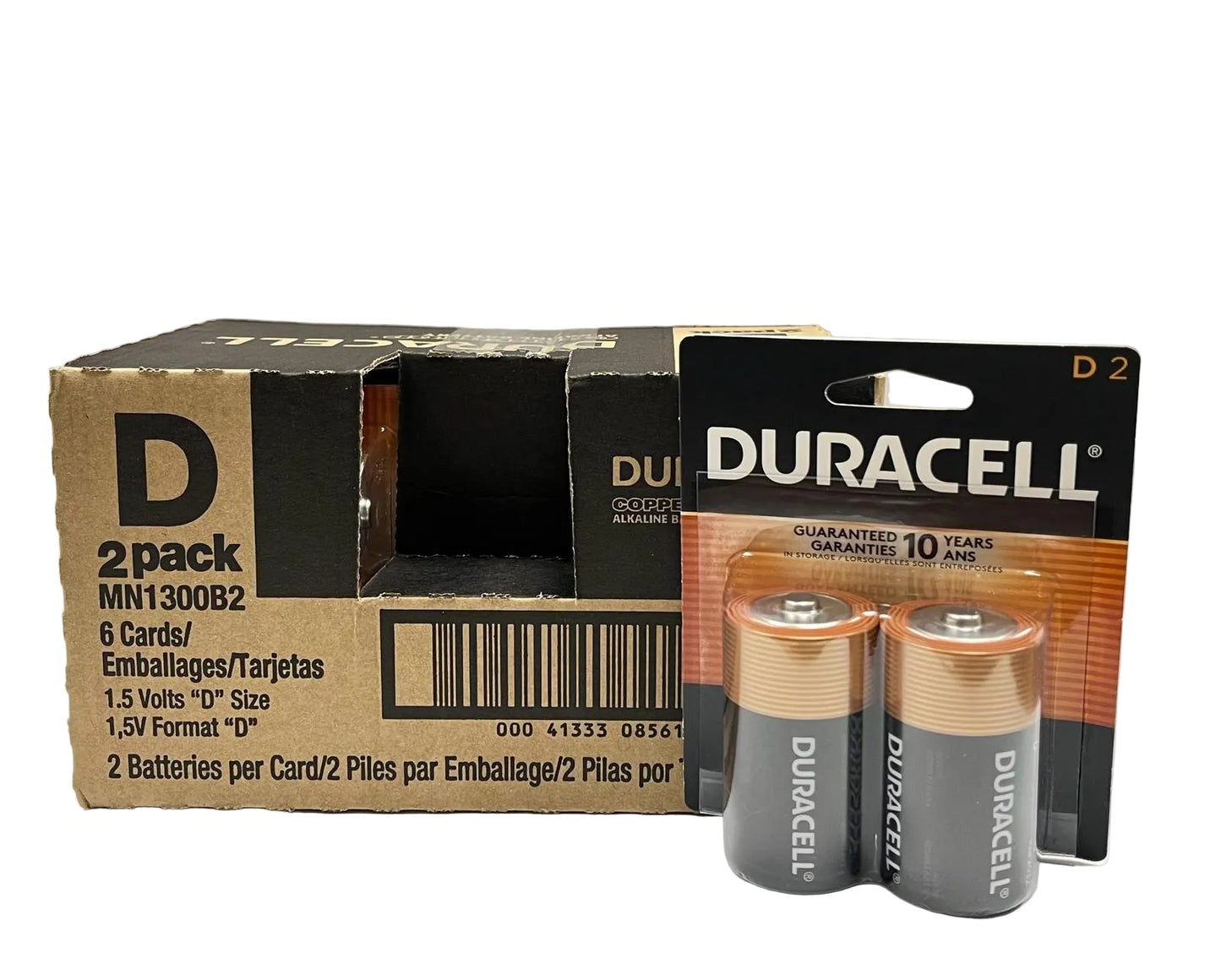 Duracell D 2-Pack 6/cards