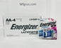 Energizer Lithium AA 4-Pack