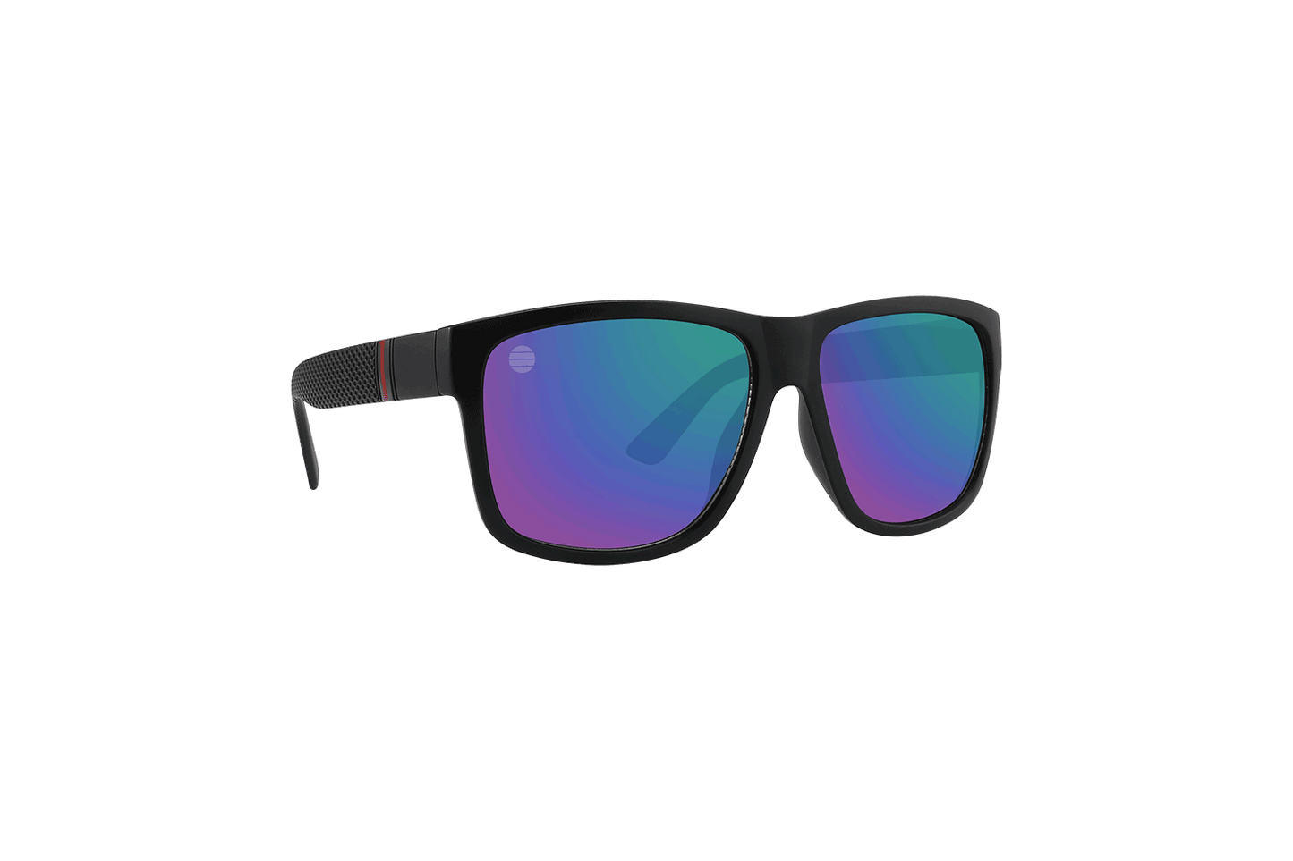 Wholesale Men Classic Red/Green Lines Sunglasses 12/bx