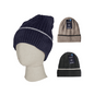 Winter Knit beanie Hat With Fur Lining 12/bx