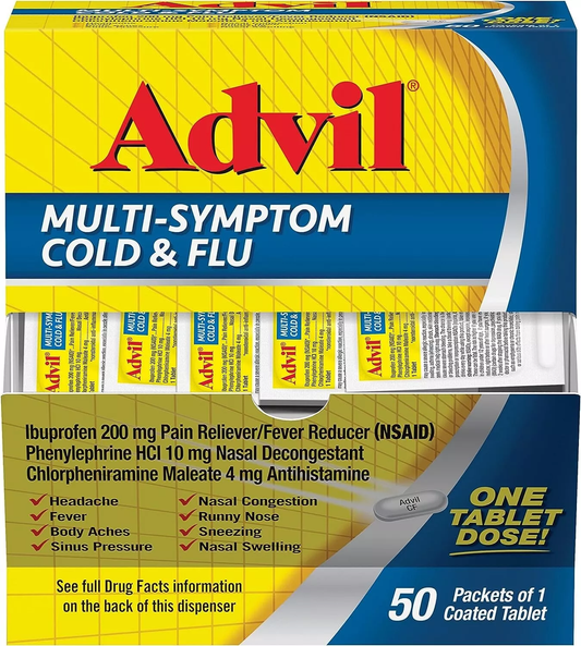 Wholesale Advil Multi Symptom cold & flu 50/1pk 
