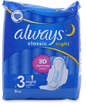 Always Classic Night, Size 3 8ct - 18/bx