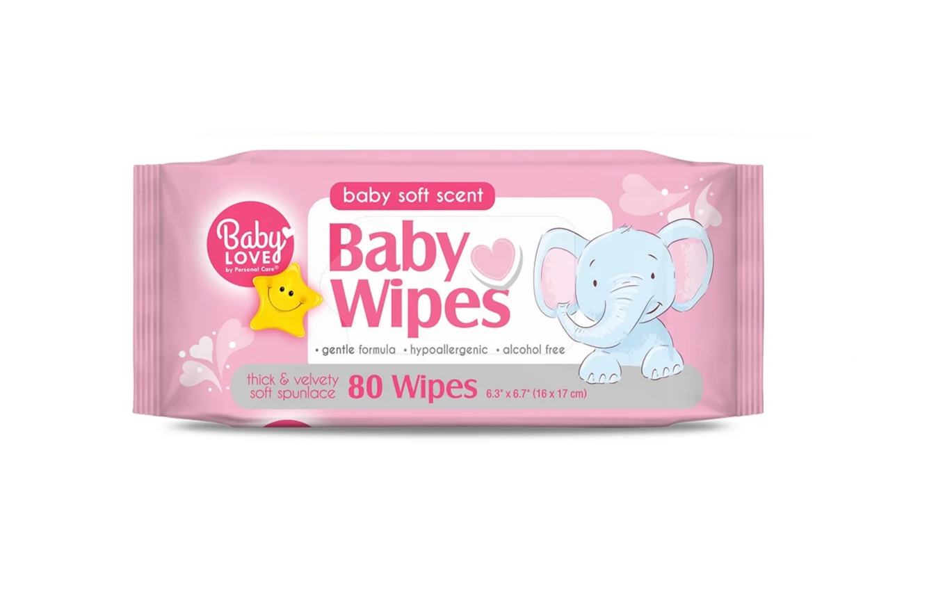 Baby Wipes 80ct 12/bx