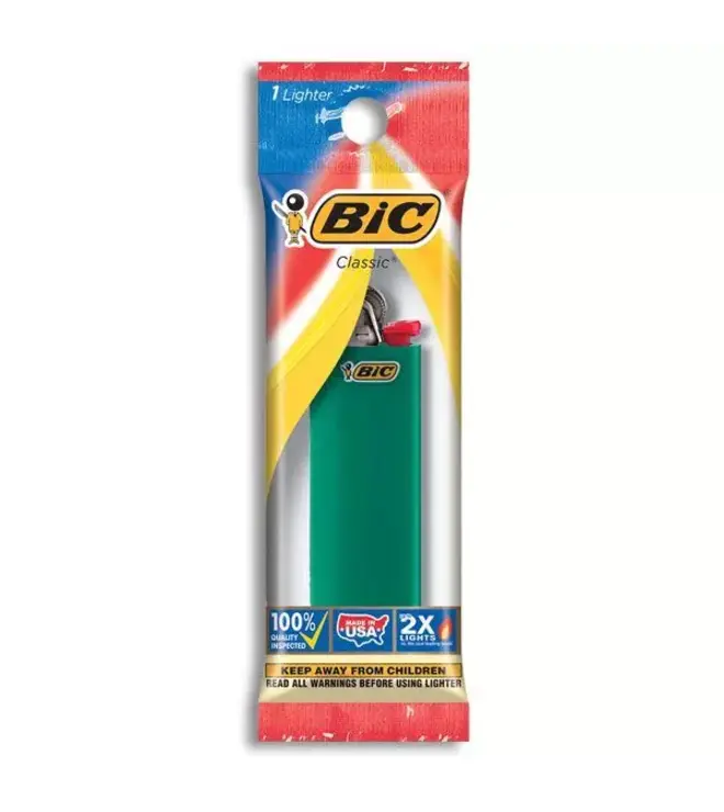 Bic Classic Hangable Lighters 12/bx