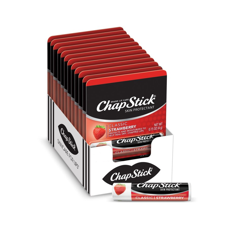 Chapstick Strawberry Blister card 12ct