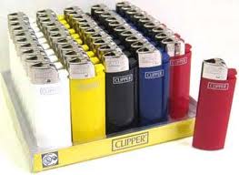 Clipper Mini Strike Lighters 50/tray