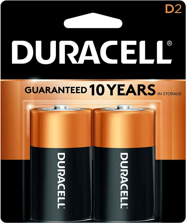 Duracell D 2-Pack 6/cards