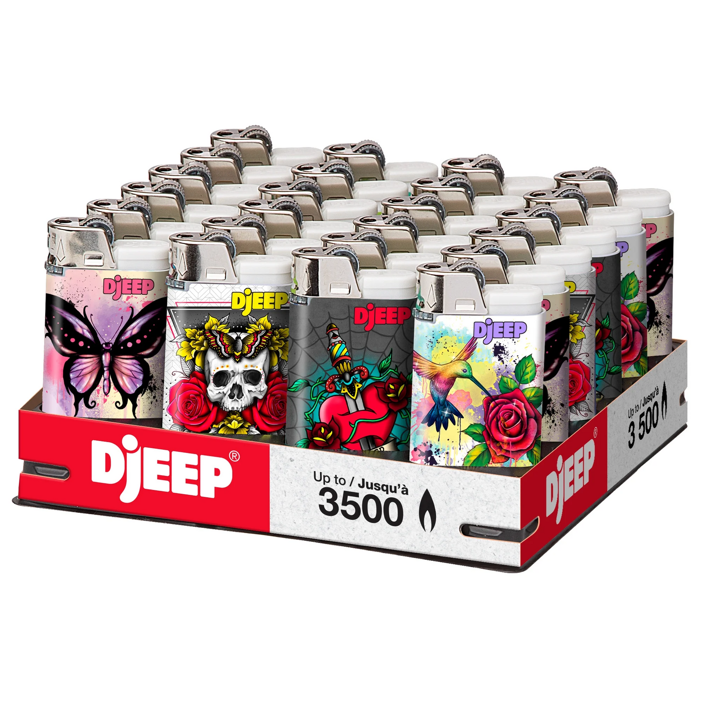 wholesale Djeep tattoo Lighter 24/tray