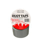 Roll of duct tape with a label