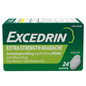Excedrin X/S Headache Pain Reliever 24ct per Bottle 12bx