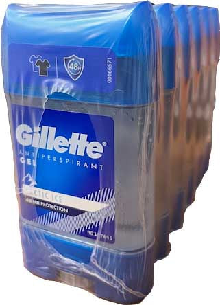 Gillette Gel Deodorant 2.3oz (70ml) 6pk